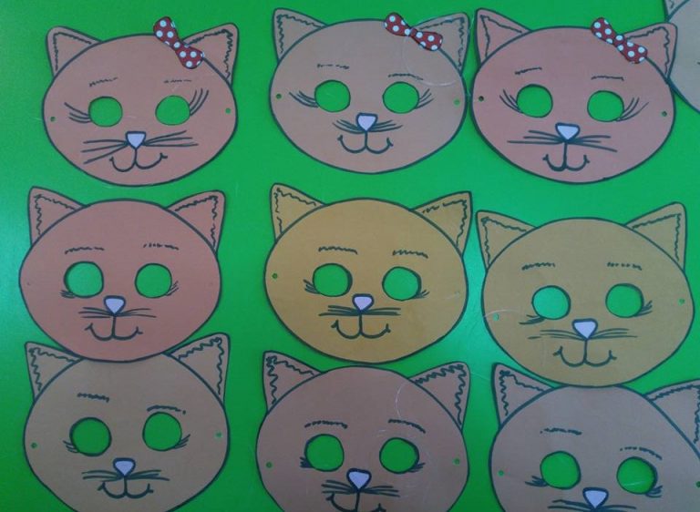 kedi maskesi Okul Öncesi Etkinlik Zamanı